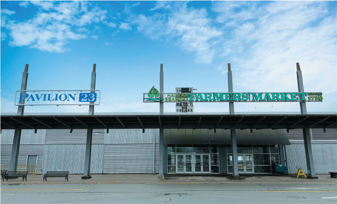 la feria del agricultor en el puerto maritimo de halifax